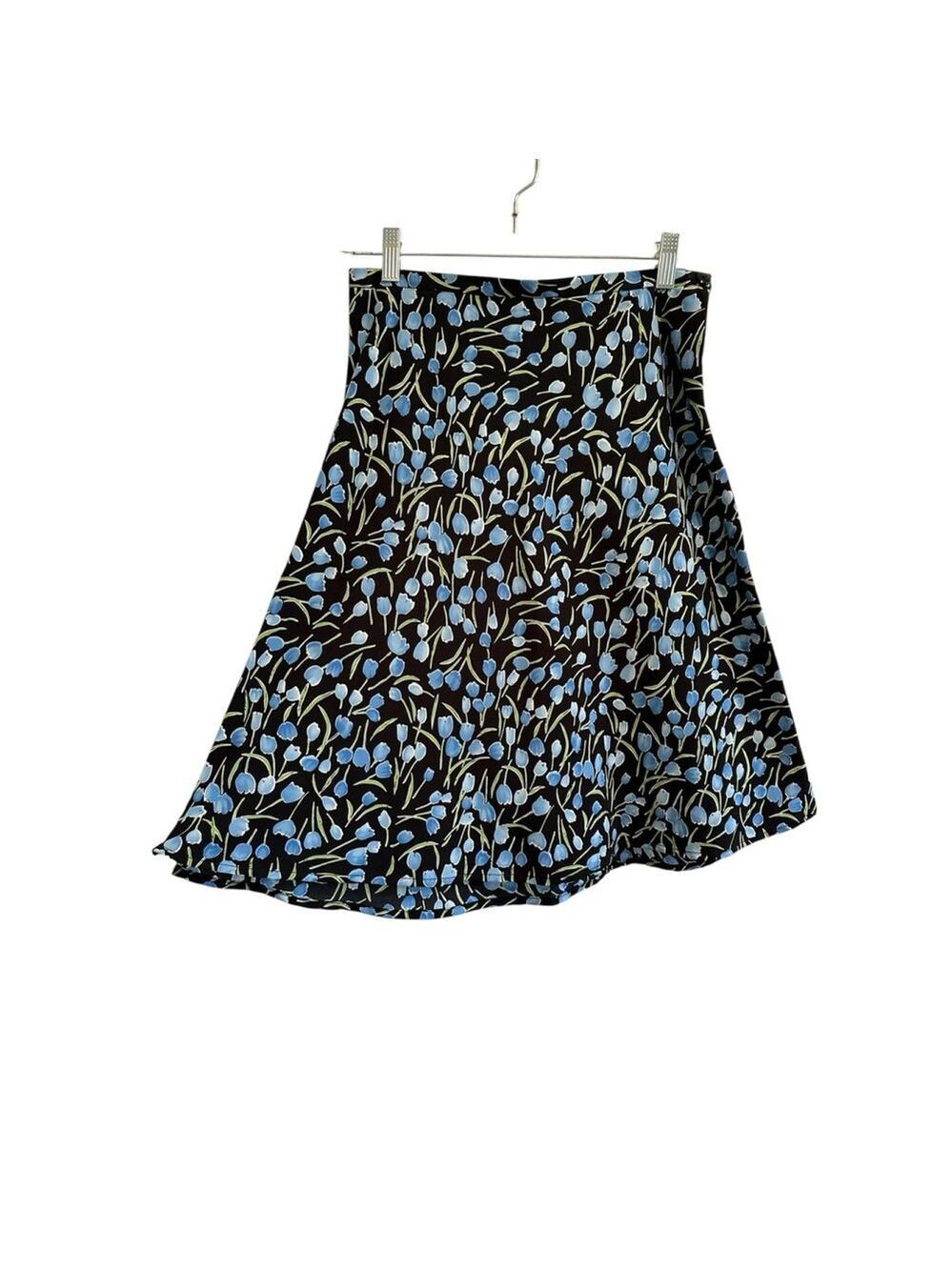 Dress Barn Skirt Side Zipper & Button Womens Size 6 Multicolor Summer Aline - Picture 17 of 17